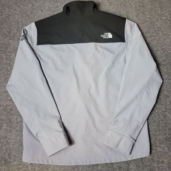 The North Face Castle Rock Soft Shell Mens Jacket Size L GreyEmbroidered Devo - Picture 3 of 11